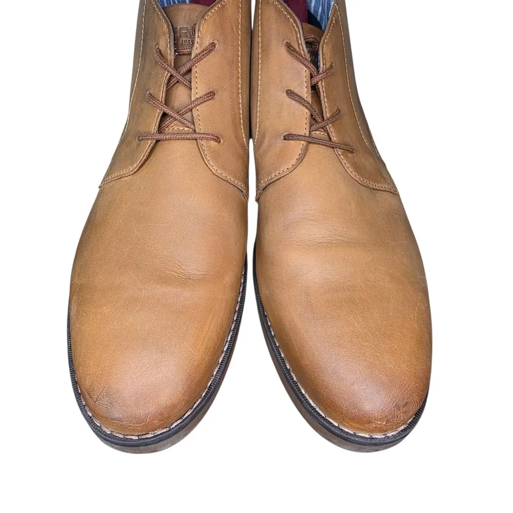 Sperry Top-Sider Men's 13 Brown Leather Chukka Boots Lace Up Ankle Casual
